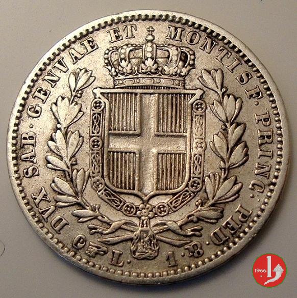 1 lira 1845 (Torino)