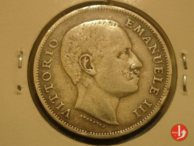 1 lira aquila sabauda 1905 (Roma)