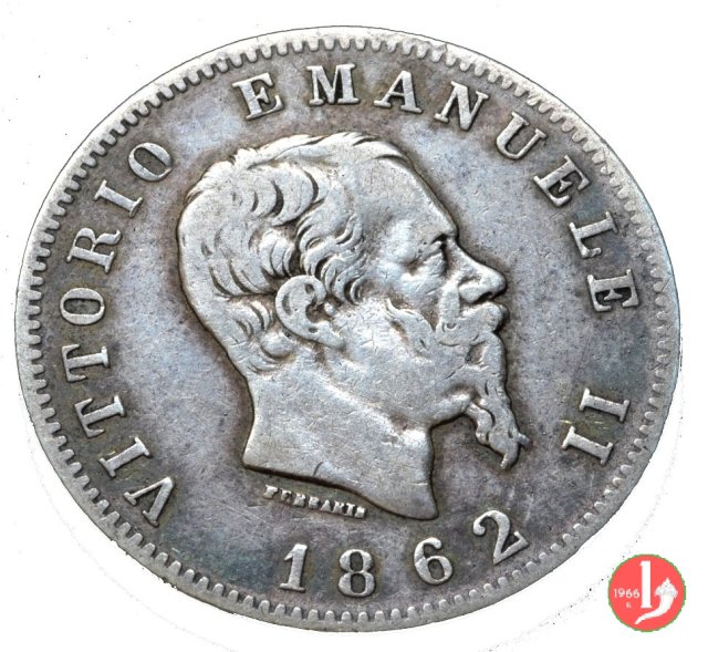 1 lira stemma 1862 (Torino)