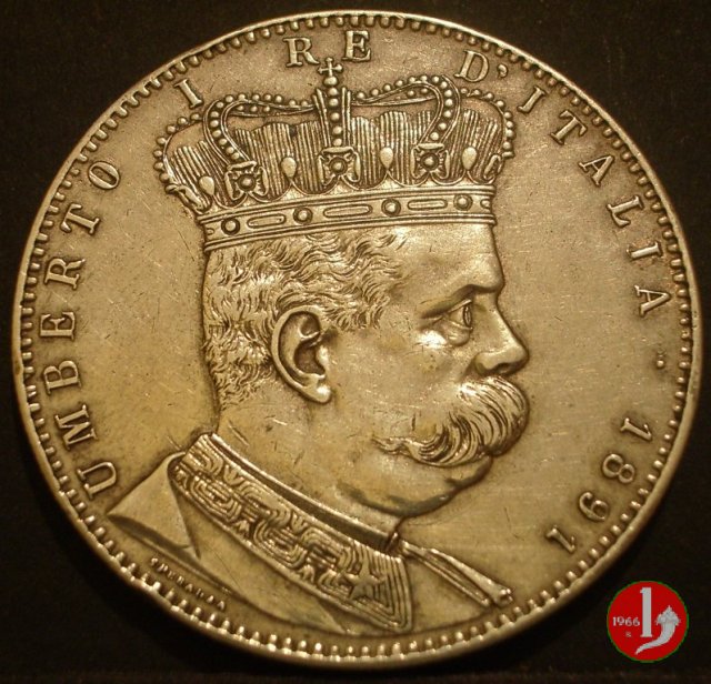 1 tallero 1891 (Roma)