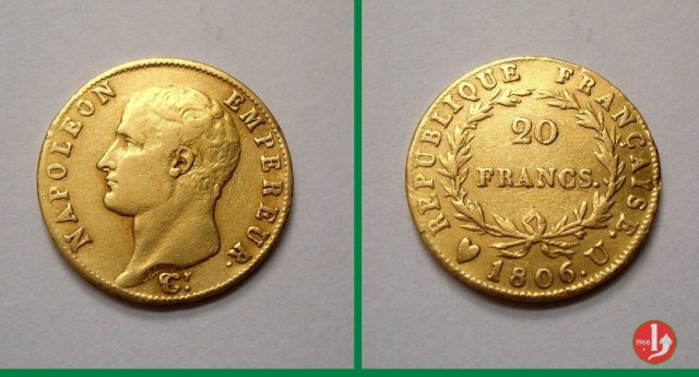 20 francs 1806 (Torino)