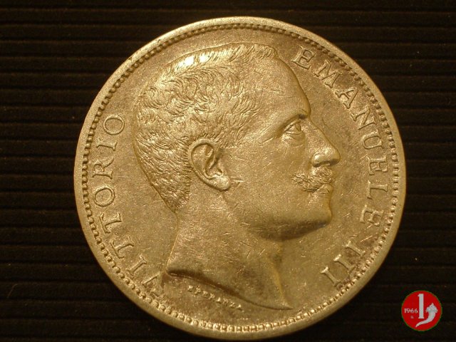 2 lire aquila sabauda 1902 (Roma)