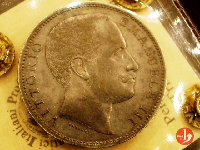 2 lire aquila sabauda 1904 (Roma)