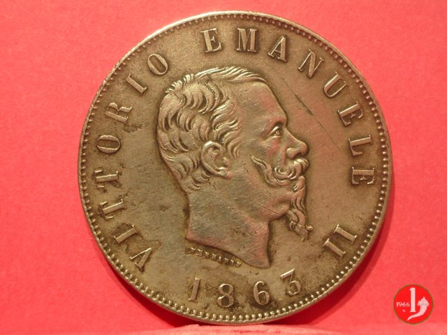 2 lire stemma 1863 (Torino)