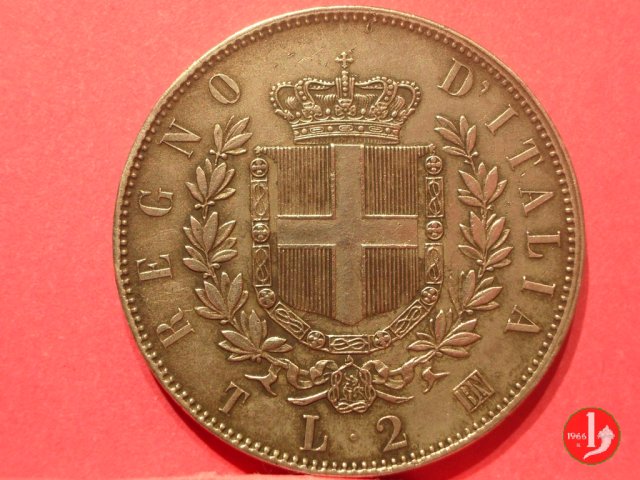 2 lire stemma 1863 (Torino)