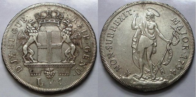 4 lire nuove 1794 (Genova)