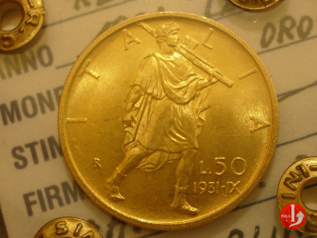 50 lire littore 1931 (Roma)