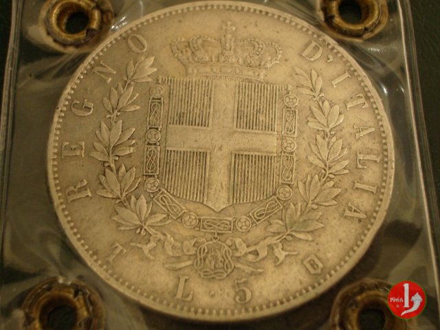 5 lire o scudo 1861 (Torino)