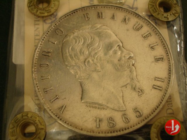 5 lire o scudo 1865 (Napoli)