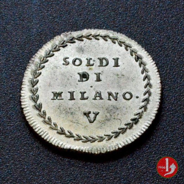 5 soldi 1799 (Mantova)