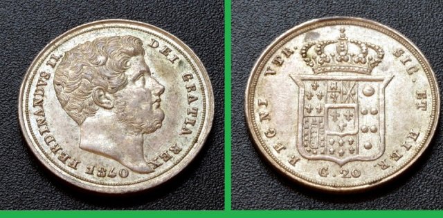 Tarí da 20 Grana 1840 (Napoli)