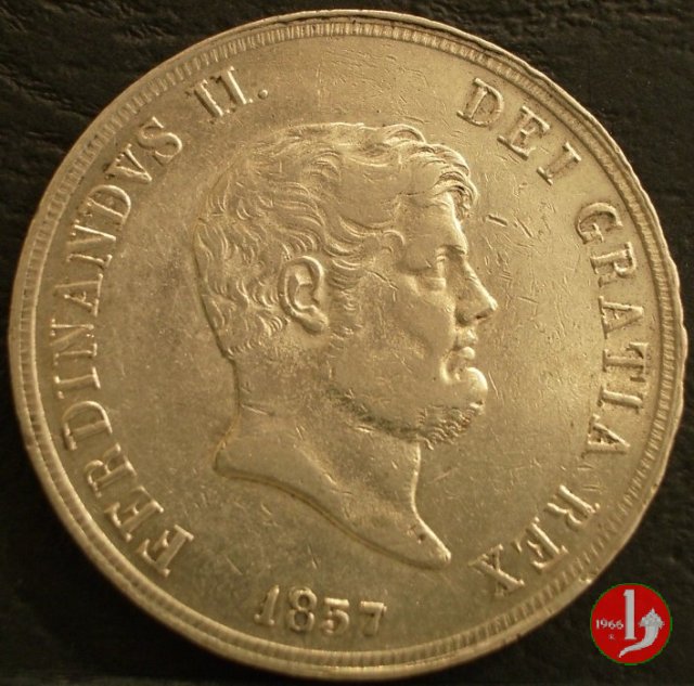 Piastra da 120 Grana 1857 (Napoli)