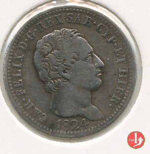 1 lira 1824 (Torino)