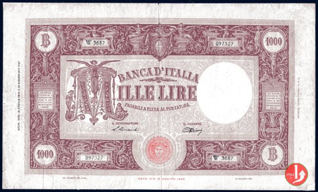 1.000 lire Barbetti 1948