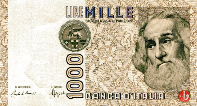 1.000 lire Marco Polo 1988