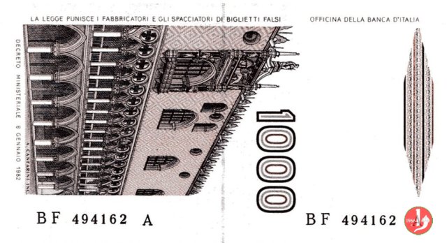 1.000 lire Marco Polo 1988