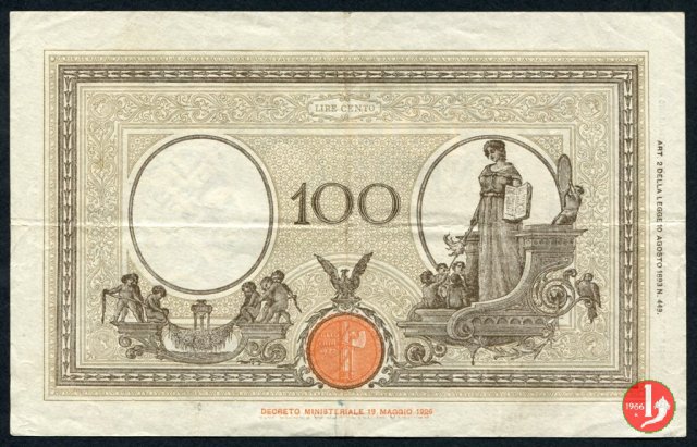 100 Lire Barbetti "Grande B" 1942