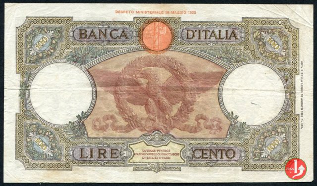 100 Lire Capranesi "Roma" 1942