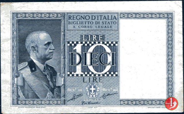 10 Lire Impero 1935