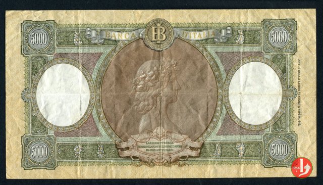 5.000 lire Repubbliche Marinare 1960