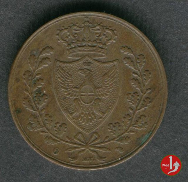 5 centesimi 1826 (Torino)