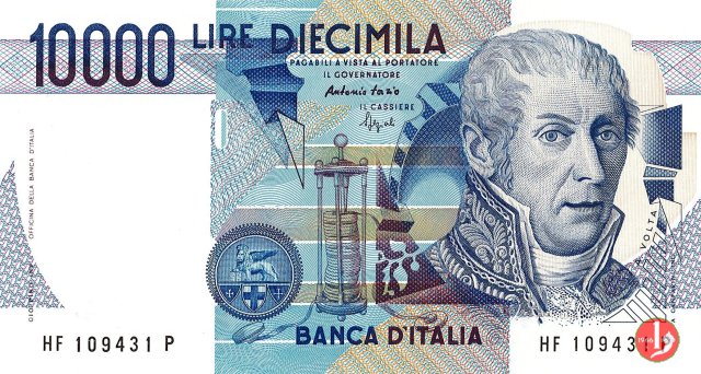 10.000 lire Alessandro Volta 1994