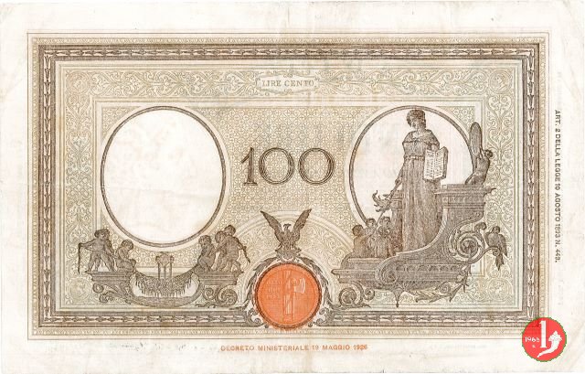 100 Lire Barbetti "Grande B" 1943