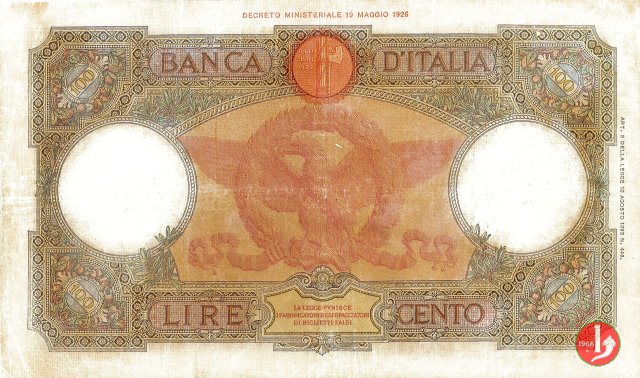 100 Lire Capranesi "Roma" 1931