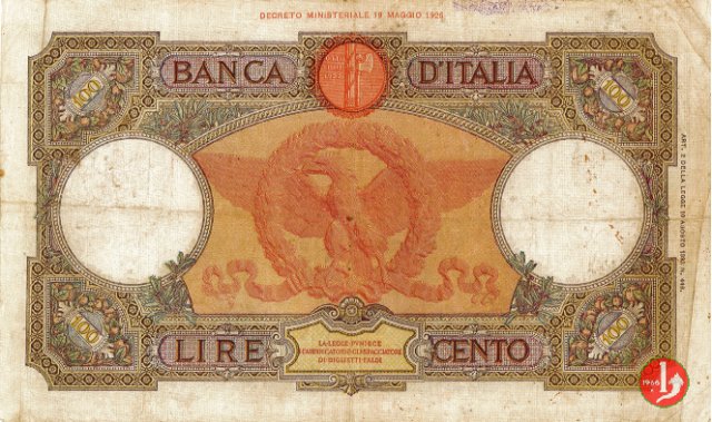 100 Lire Capranesi "Roma" 1936