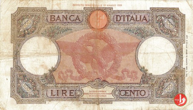 100 Lire Capranesi "Roma" 1943