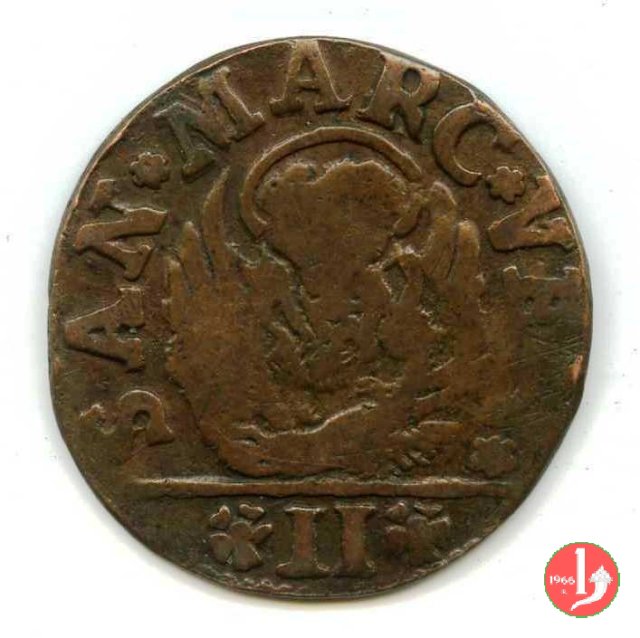 2 soldi o Gazzetta 1710 (Venezia)