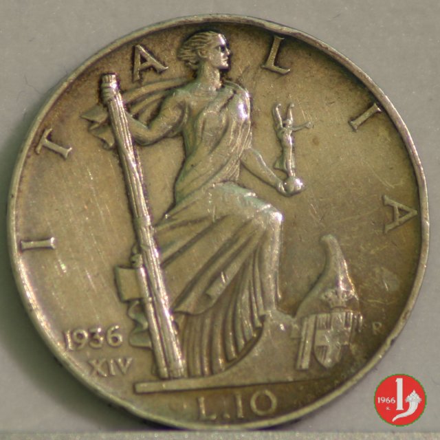 10 lire impero 1936 (Roma)