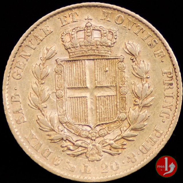 20 lire o Marengo 1832 (Genova)