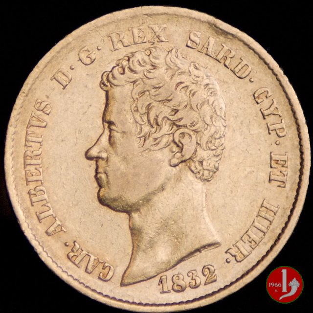 20 lire o Marengo 1832 (Genova)