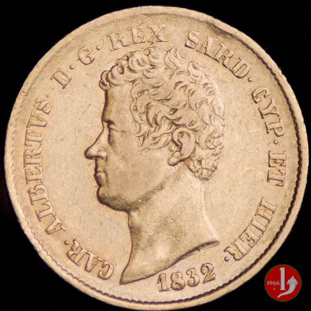 20 lire o Marengo 1832 (Genova)