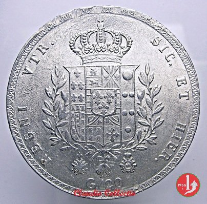 Piastra da 120 Grana 1825 (Napoli)