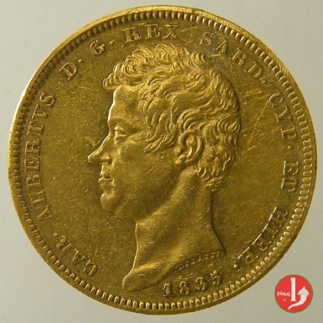 100 lire 1835 (Genova)