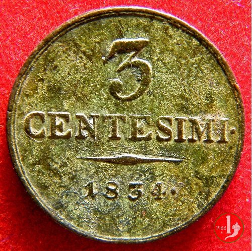 3 centesimi 1834 (Venezia)