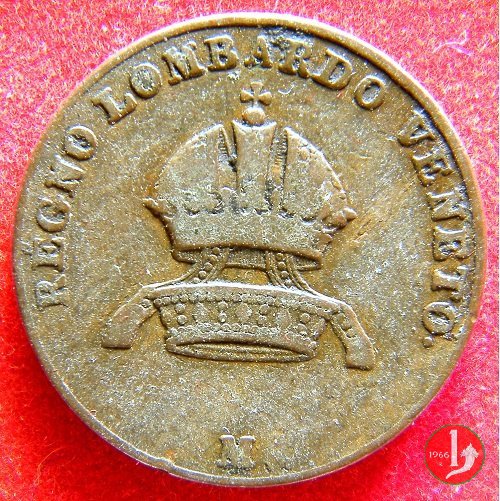 3 centesimi 1843 (Milano)