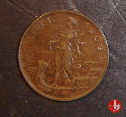 1 centesimo prora 1909 (Roma)