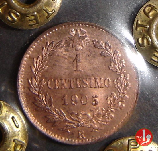 1 centesimo valore 1905 (Roma)