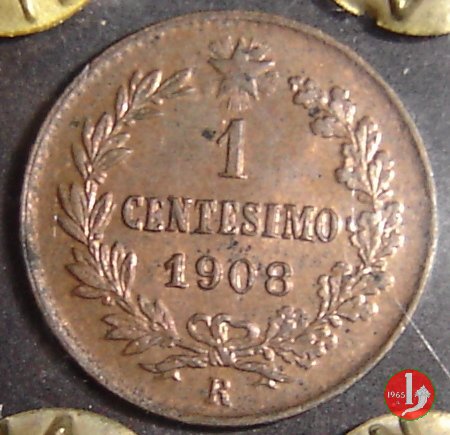 1 centesimo valore 1908 (Roma)