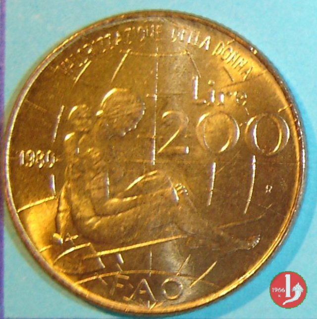 200 lire Montessori 1980 (Roma)