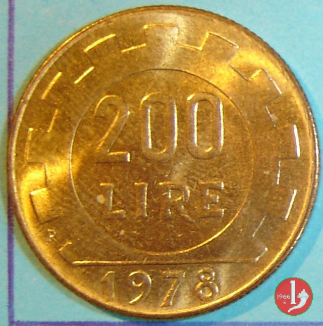 200 lire 1978 (Roma)