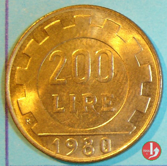 200 lire 1980 (Roma)