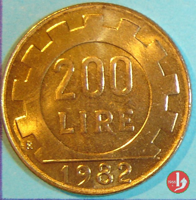 200 lire 1982 (Roma)