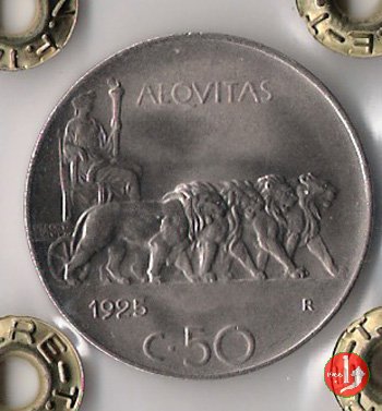 50 centesimi leoni 1925 (Roma)