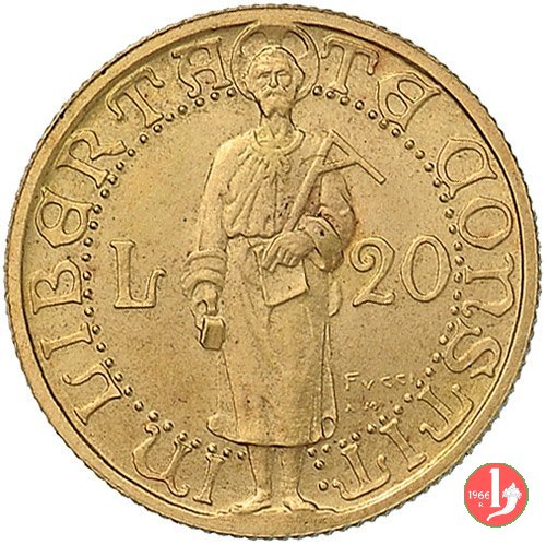 Prova 20 lire 1925 1925 (Roma)