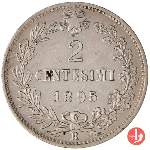 prova 2 centesimi 1895 (Roma)