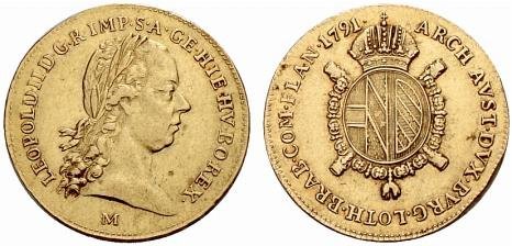 1/2 sovrano 1791 (Milano)